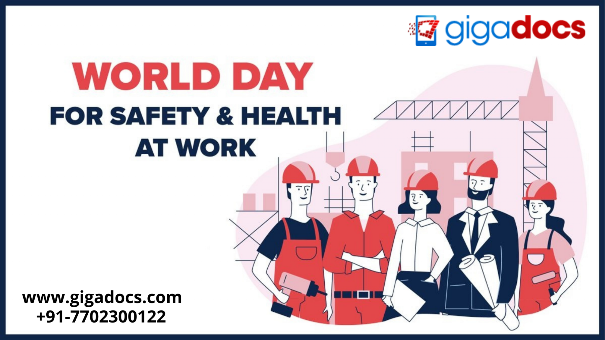 World day for Safety and Health at work Gigadocs Online Appointment