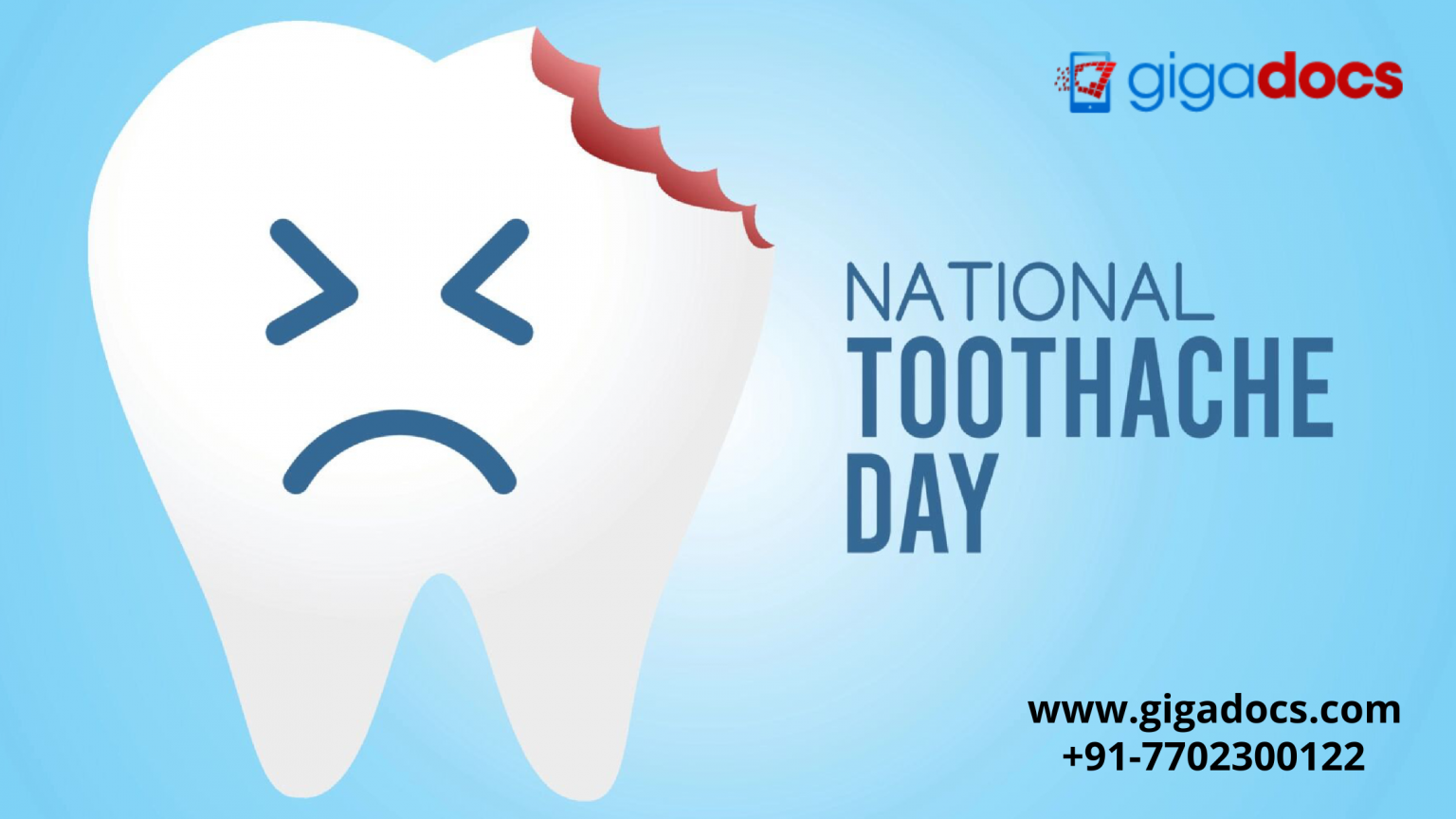National Toothache Day Why shouldn't you ignore a toothache and miss a